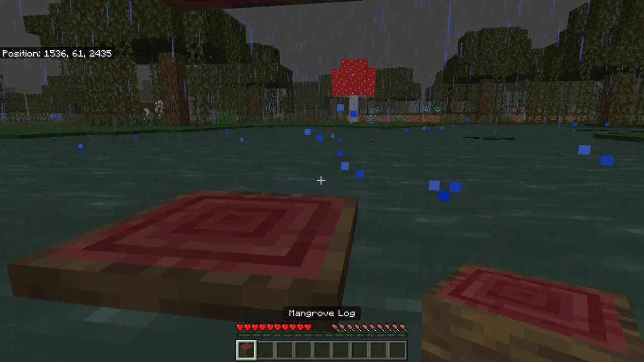 Cara mendapatkan mangrove log di minecraft