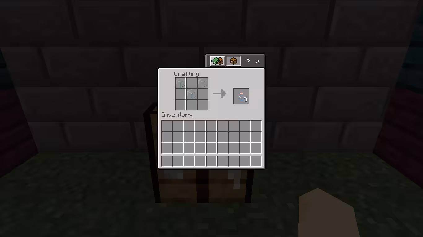 Cara Membuat Glass Bottle di Minecraft 3 Cara Membuat Glass Bottle di Minecraft