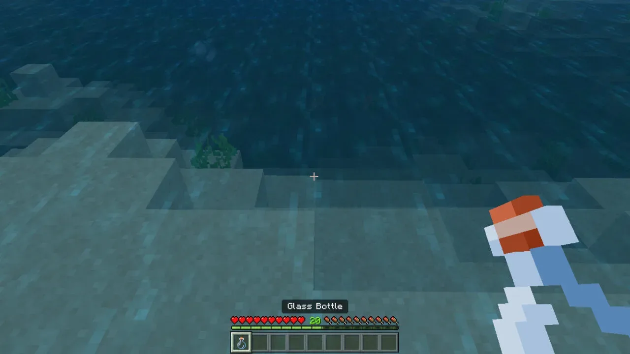 Cara membuat water bottle di minecraft