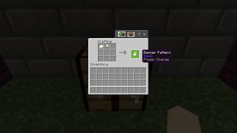 How to make Flower Charge Banner Pattern in Minecraft