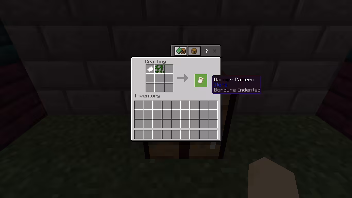 Cara Membuat Bordure Indented Banner Pattern di Minecraft