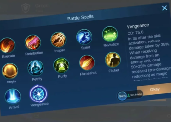 Battle spell mobile legends ini akan buff, jadi lebih op