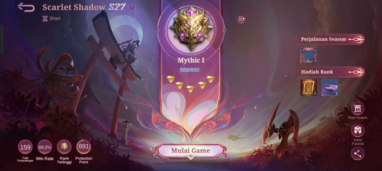 Kapan Reset Season 27 ML