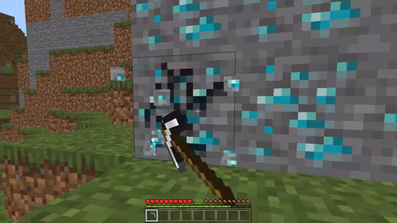 Cara Membuat Diamond di Minecraft