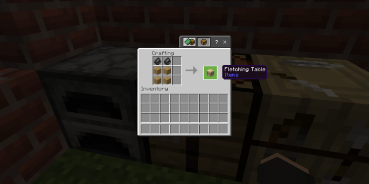 Cara membuat fletching table di minecraft