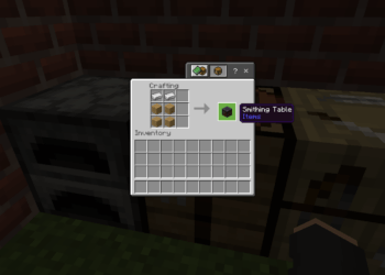 Cara membuat smithing table di minecraft