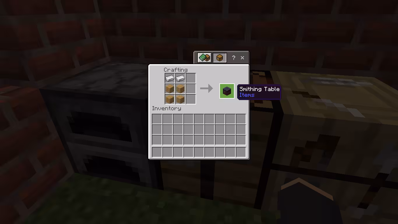 Cara Membuat Smithing Table di Minecraft