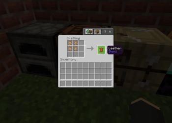 How to make leather in minecraft