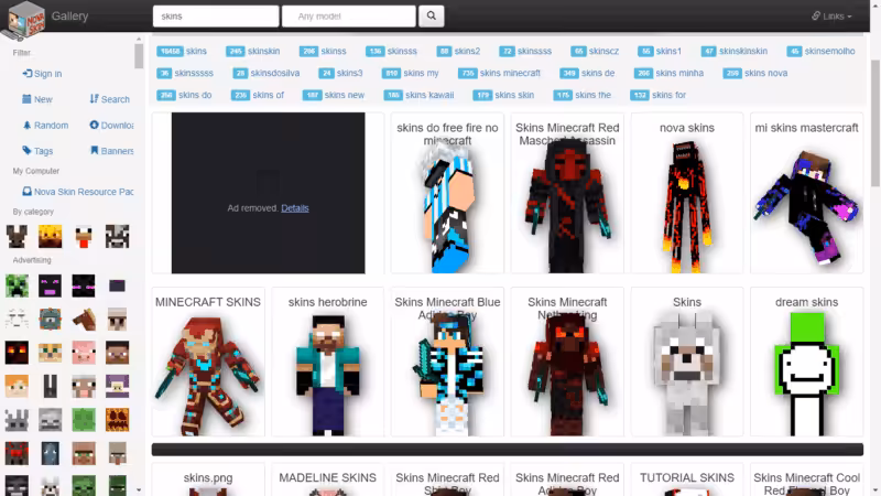 Cara Download dan Menggunakan Skin Minecraft Gratis 8 Skin Minecraft Gratis