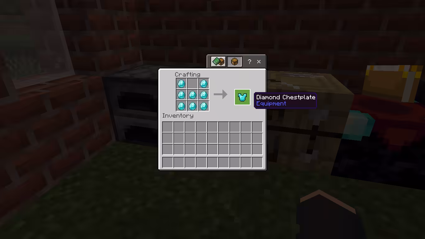 Cara Membuat Diamond Chestplate di Minecraft