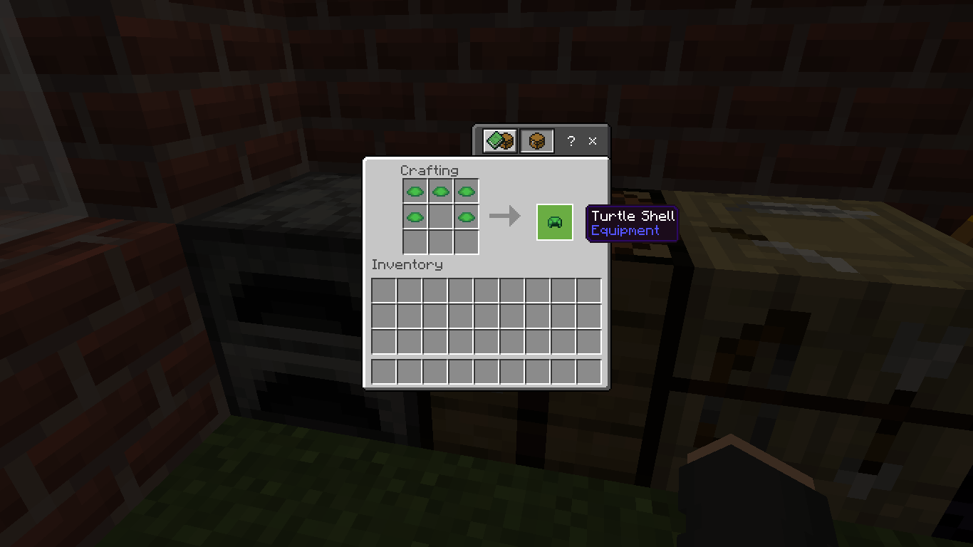 Cara membuat turtle shell di minecraft
