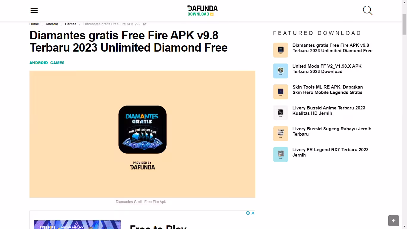 Diamantes Free Fire