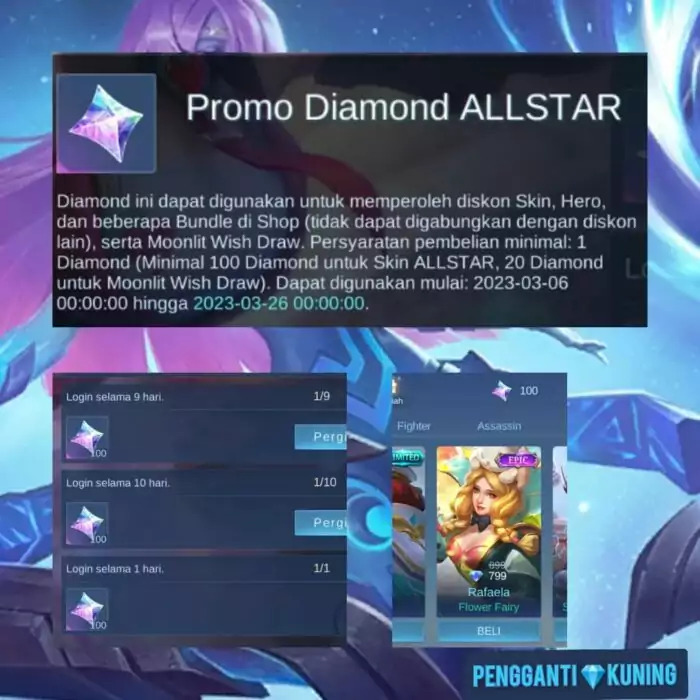 Bocoran event 515 diamond kuning mobile legends 2023