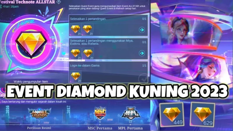 Kapan Event Diamond Kuning ML 2023 Rilis