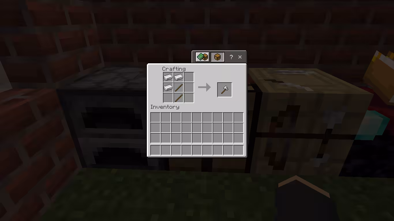 Cara Membuat Iron Axe di Minecraft 5 Cara Membuat Iron Axe di Minecraft