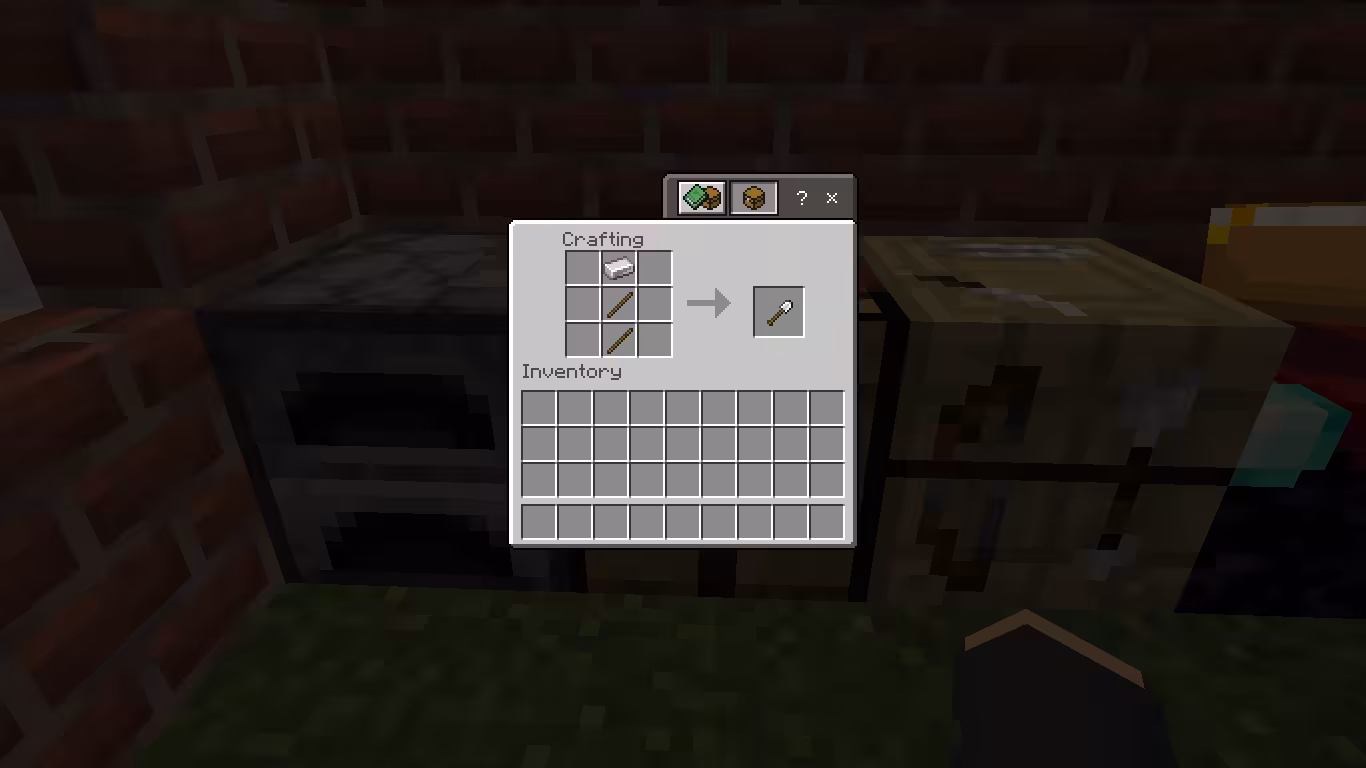Cara Membuat Iron Shovel di Minecraft