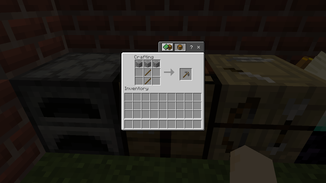 Cara Membuat Stone Pickaxe di Minecraft