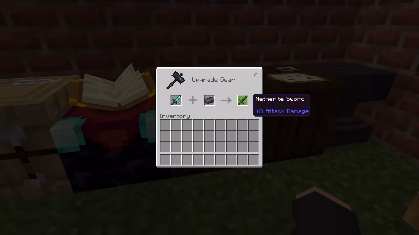 Cara Membuat Netherite Axe di Minecraft