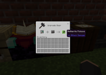 How to make netherite pickaxe in minecraft