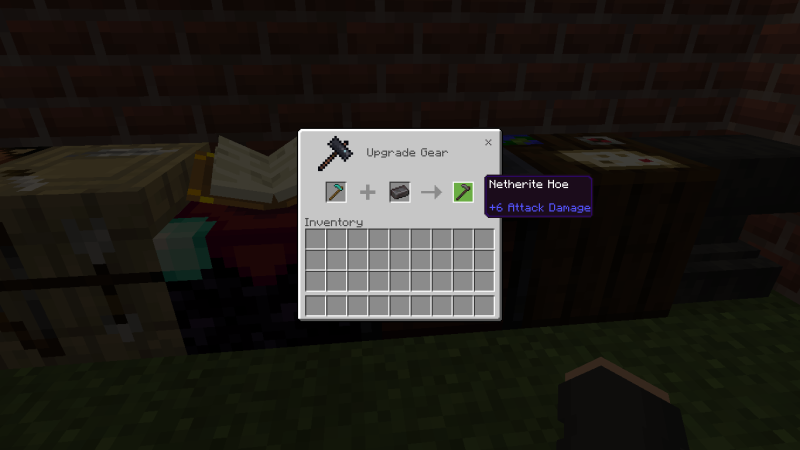 How to Make a Netherite Hoe in Minecraft