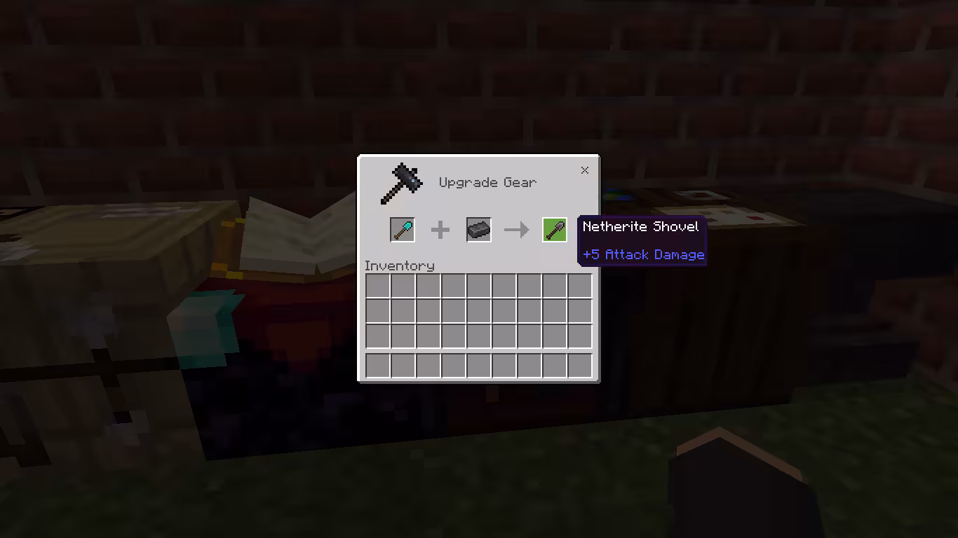 Cara Membuat Netherite Shovel di Minecraft