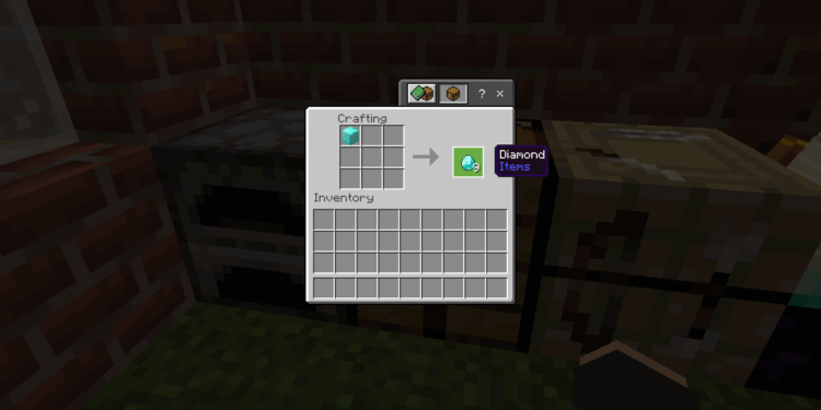 How to make diamond in minecraft