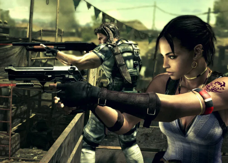 Split screen co-op to resident evil 5