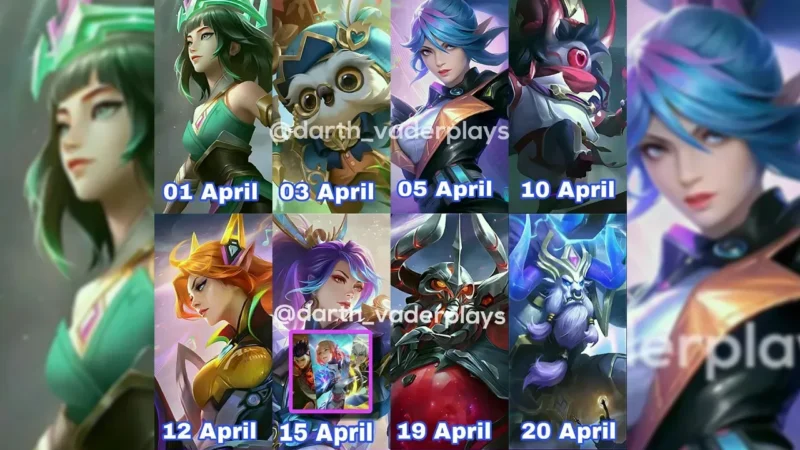 Skin Terbaru Mobile Legends April 2023