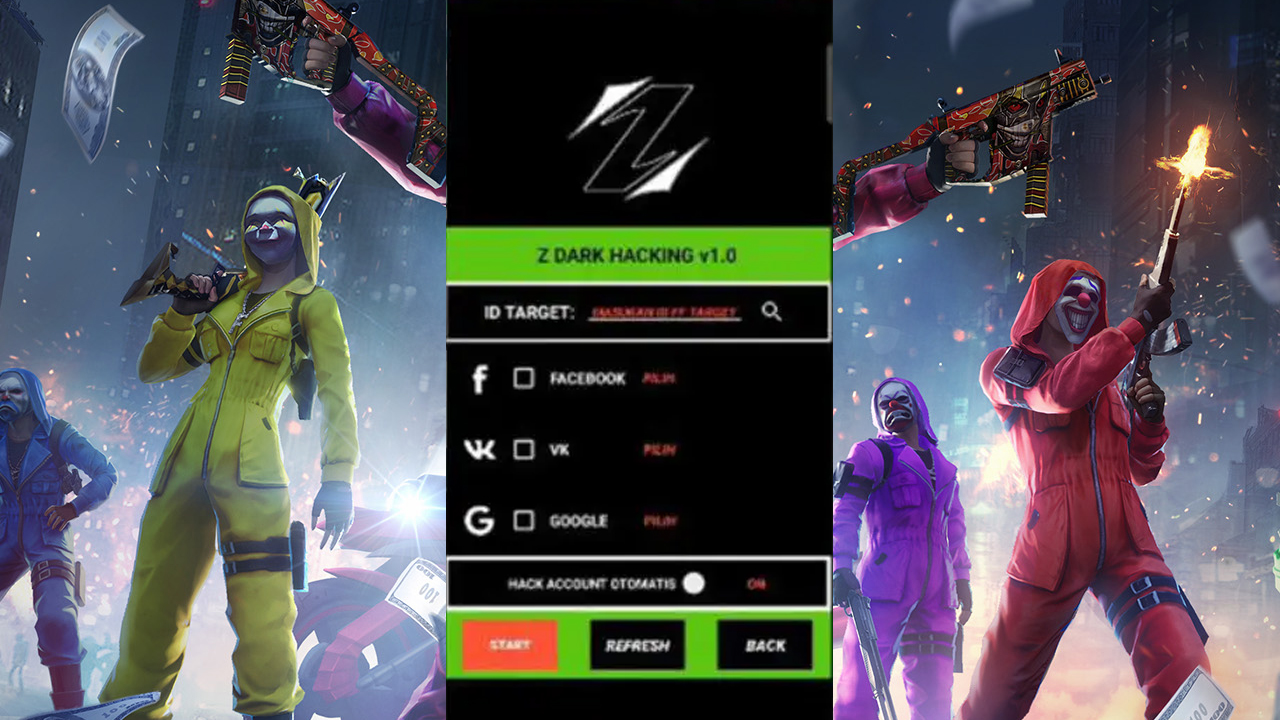 Download Z Dark Hacking APK 1.0 Hack Akun FF Salin ID 1 Z Dark Hacking APK
