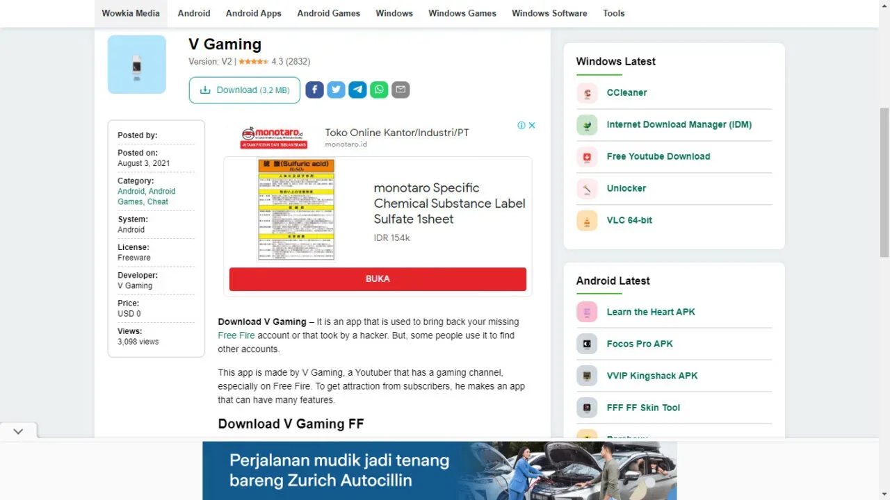 V gaming apk