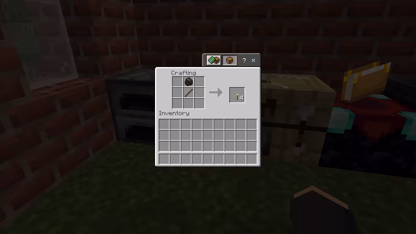 Cara Membuat Torch di Minecraft 3 Cara Membuat Torch di Minecraft