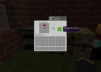 Cara membuat redstone torch di minecraft