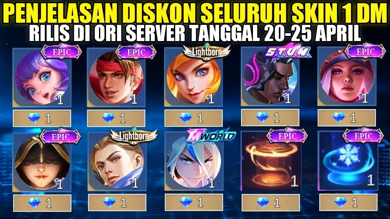 Kapan promo diamond ml 2023 bisa digunakan?