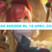 Kode redeem ml 18 april 2023