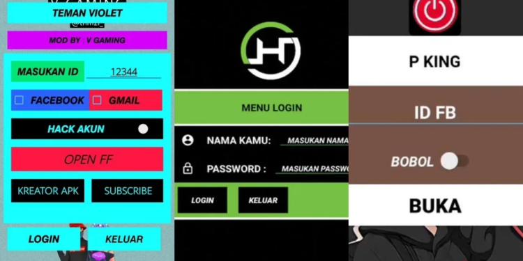 Apk hack akun ff salin id tanpa password