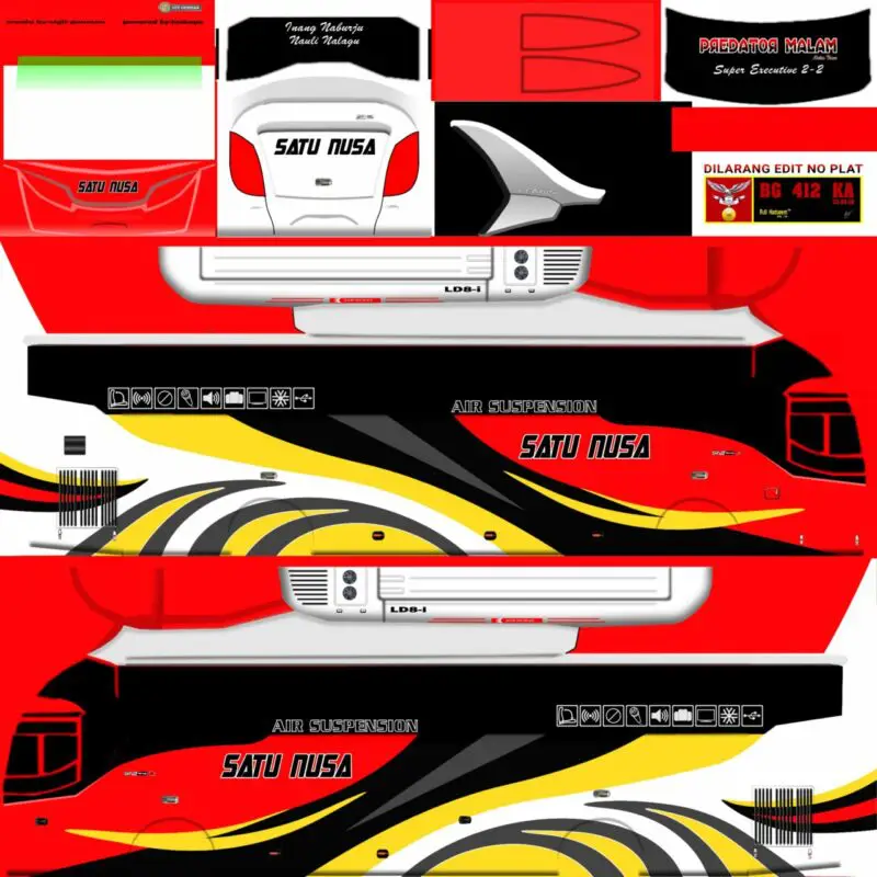 Livery bu id xhd satu nu a