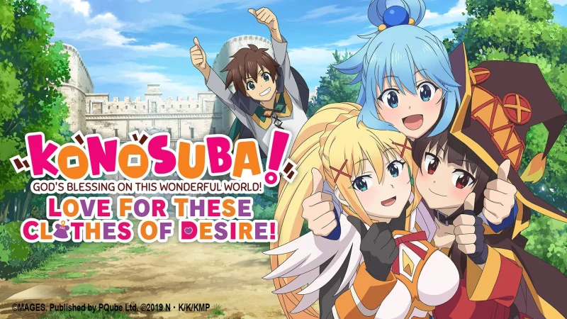 KONOSUBA – God's Blessing on This Wonderful World! Love for These Clothes of Desire!