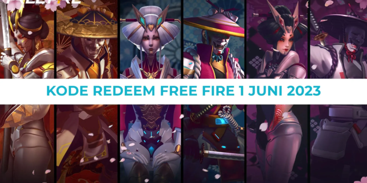 Kode redeem ff 1 juni 2023