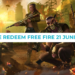 Kode redeem ff 21 juni 2023