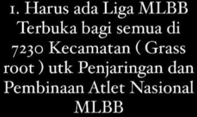 Peraturan baru pbesi untuk esports mlbb indonesia