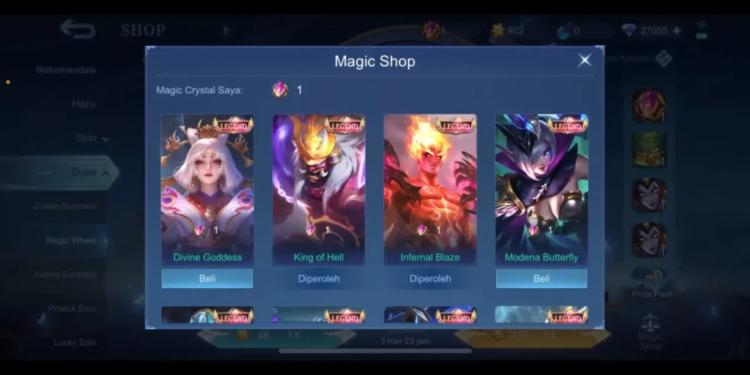 Harga skin lunox legend