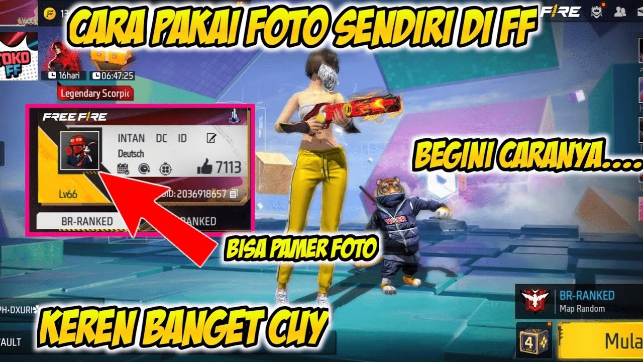 Cara Mengganti Avatar FF Dengan Foto Sendiri