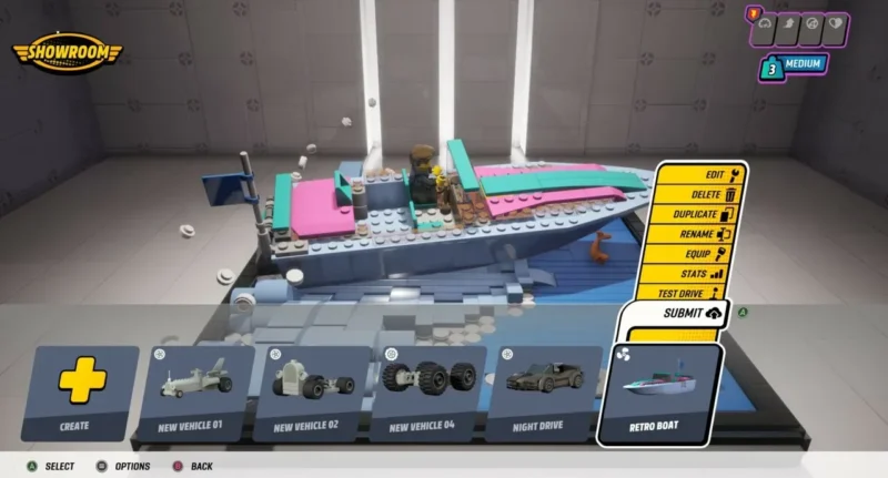 Lego 2k Drive - Showroom