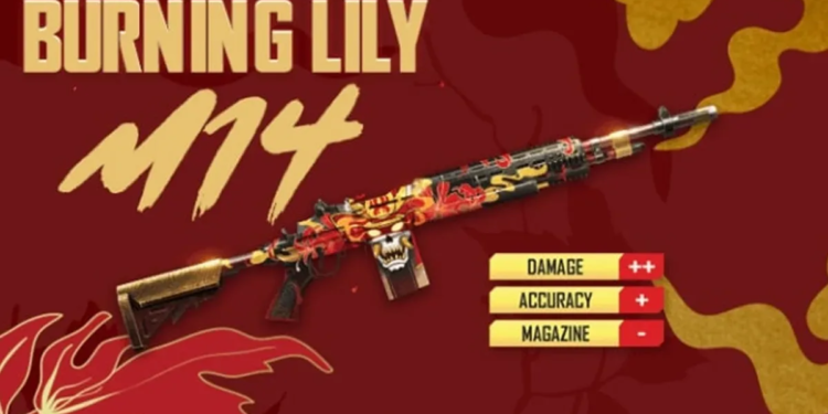 M14 burning lily ff