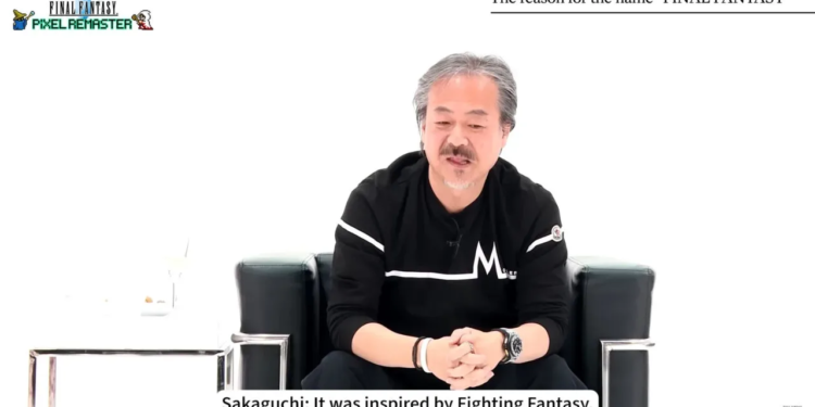 Hironobu sakaguchi bantah mitos nama final fantasy