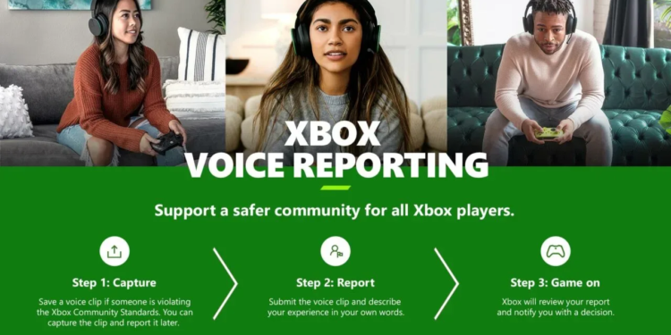 Xbox voice reporting