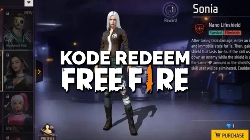 Kode Redeem FF 29 Juli 2023