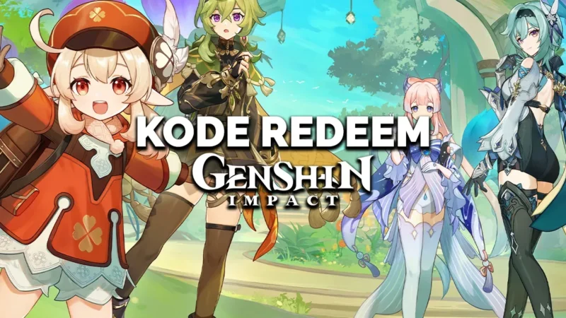 Kode Redeem Genshin Impact 31 Juli 2023