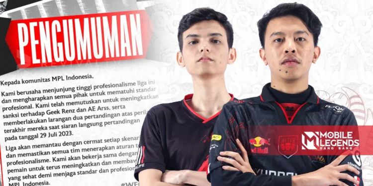 Geek renz dan ae arss resmi dibanned dari mpl