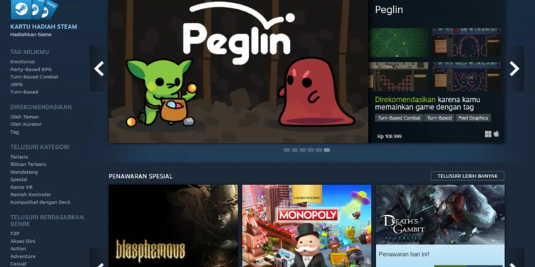 Steam dapat dukungan bahasa indonesia